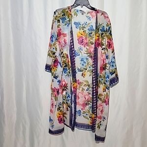 💦kimono poly  duster cartigan caftan jacket beach coverup